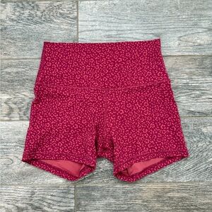 Lululemon Align Leopard 4” Shorts